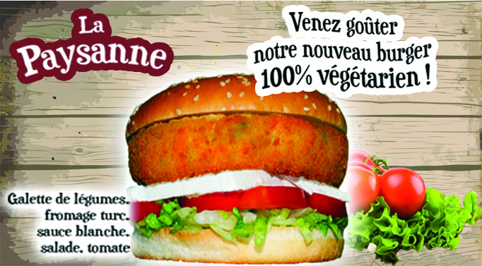 exclusif : bun vegetarien