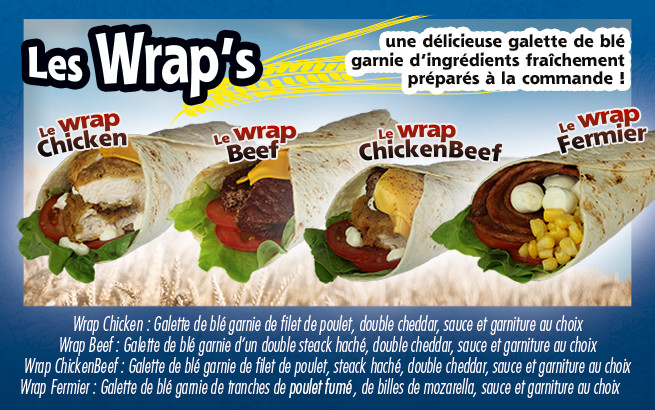 nos recettes de wrap et durum