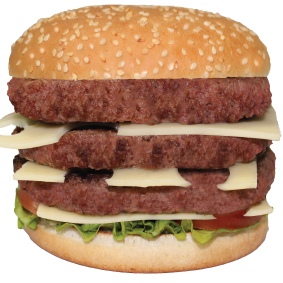 Triple Burger Emmental