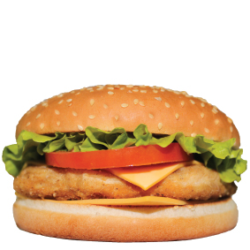 Chickenburger classic cheddar