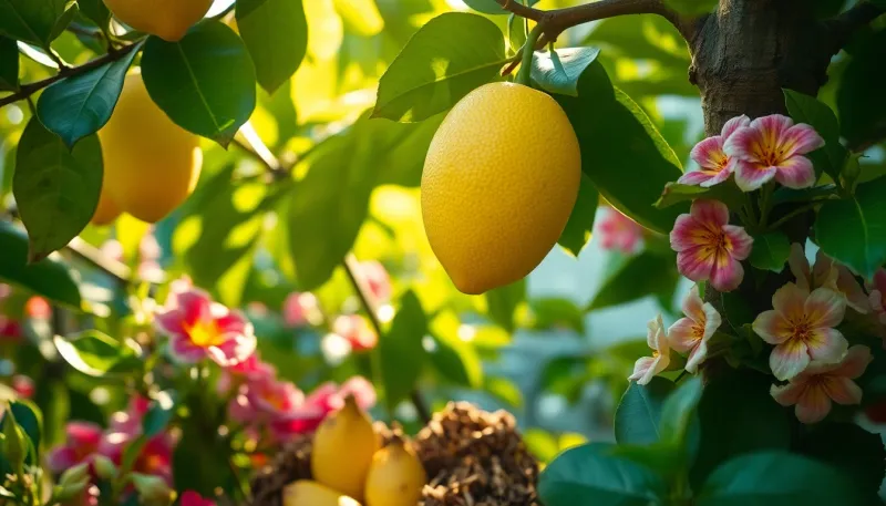 Agrumes en pleine floraison : comment les peaux de banane boostent votre citronnier