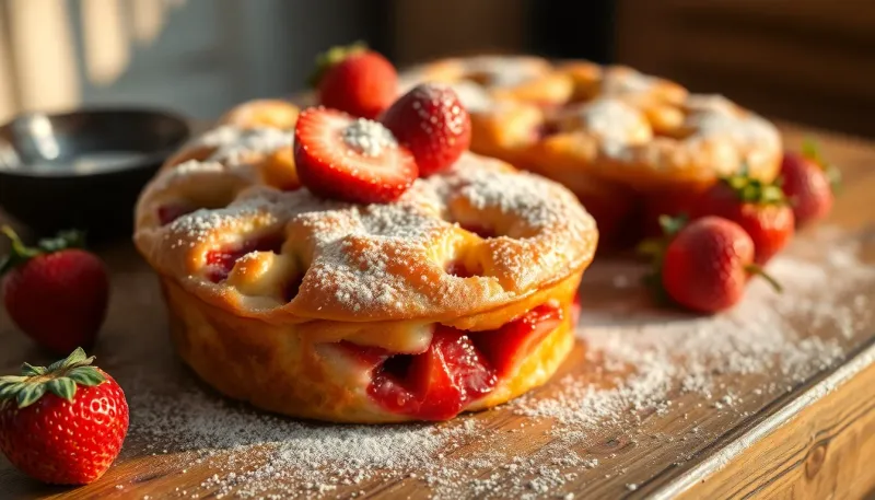Clafoutis aux fraises : la recette légère qui impressionne comme un chef pâtissier